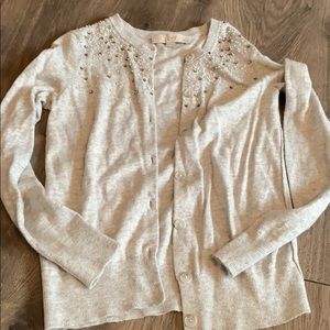 Loft petite sweater with sparkles